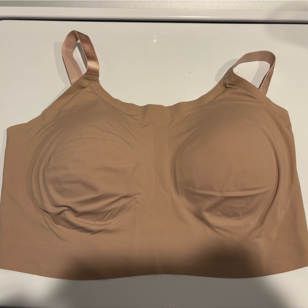 Eby Support Bralette Nude/Tan Wireless Bra size XLDD